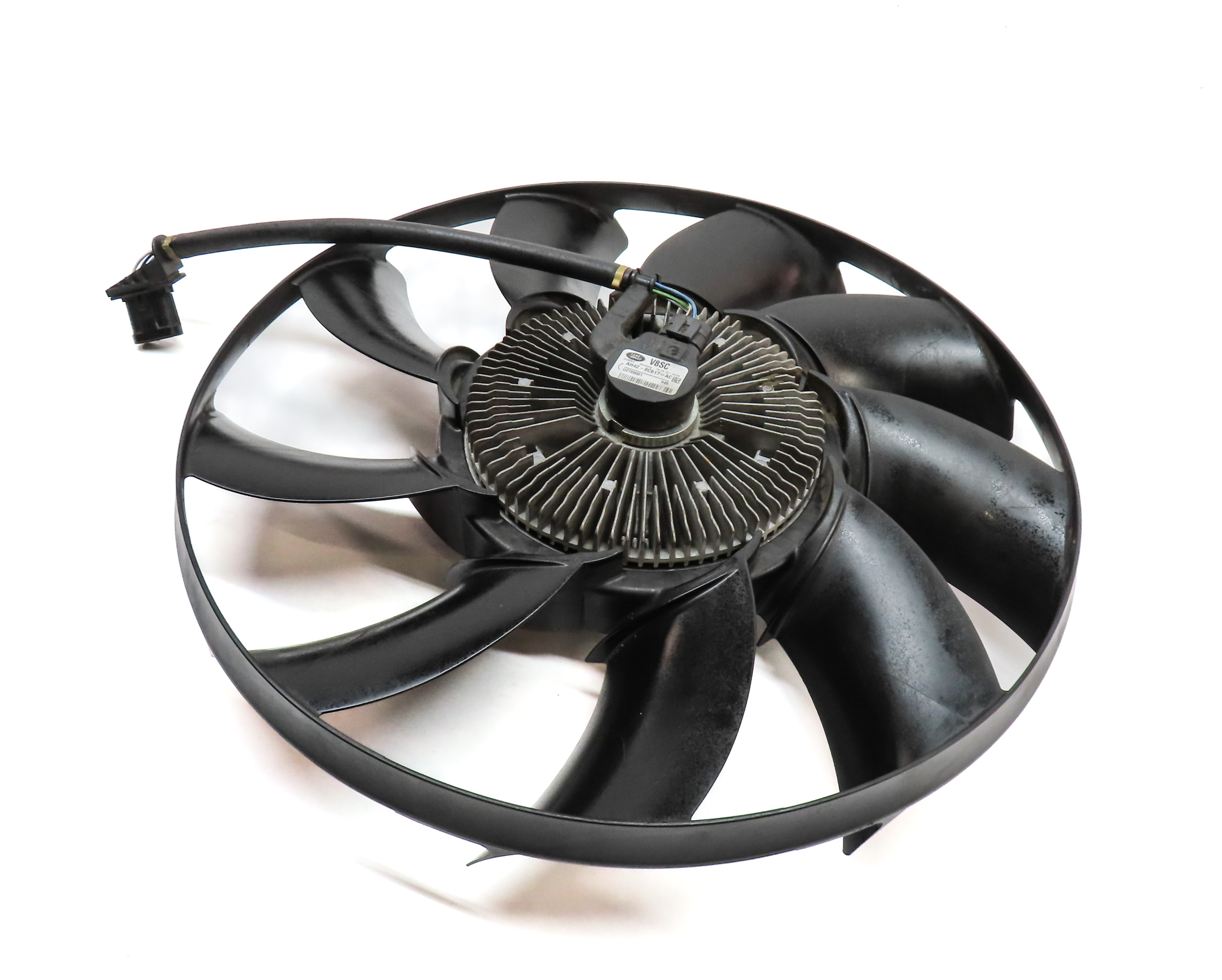 13-16 RANGE ROVER SPORT (L405 L494) CONDENSER ELECTRIC COOLING FAN w/ CLUTCH — exact item pictured